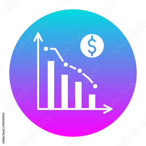 Bankruptcy vector icon. Can be used for Credit And Loan iconset.