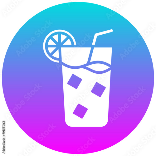 Drink vector icon. Can be used for Beverages iconset.
