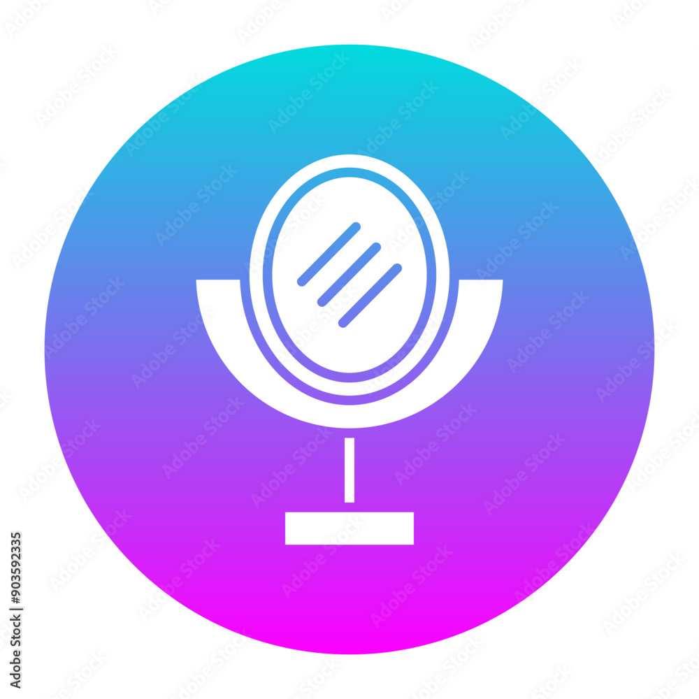 Mirror vector icon. Can be used for Spa iconset. Mirror vector icon. Can be used for Spa iconset.