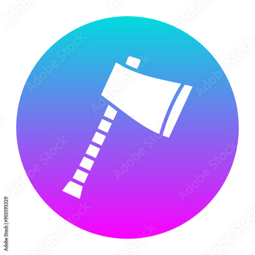 Hatchet vector icon. Can be used for Home Improvements iconset.