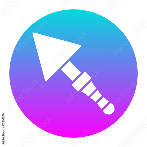 Trowel vector icon. Can be used for Home Improvements iconset.