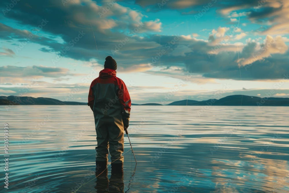 A man is a fisherman on a fishing trip. A man is a fisherman on a fishing trip.
