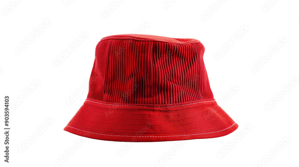 Fototapeta premium Purple red hat on transparent background