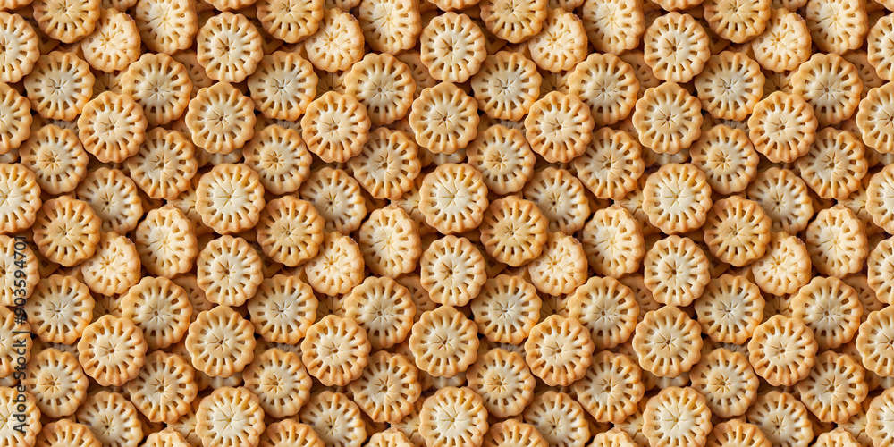 pattern background of butter cookies, it's fill the entire frame pattern background of butter cookies, it's fill the entire frame