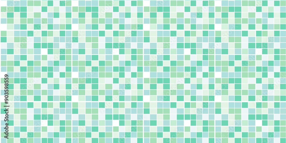 Teal and mint green tiles pattern background Teal and mint green tiles pattern background