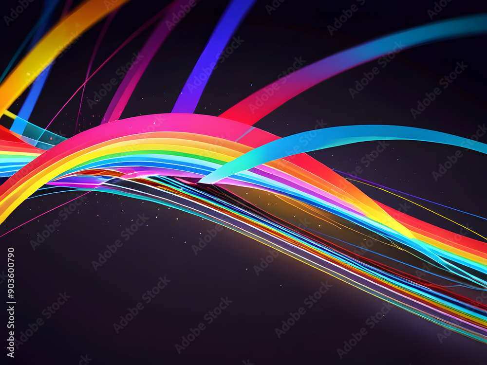 abstract colorful wave background,Ai generated abstract colorful wave background,Ai generated