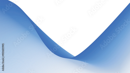 Blue stripes line wave abstract background for backdrop or presentation