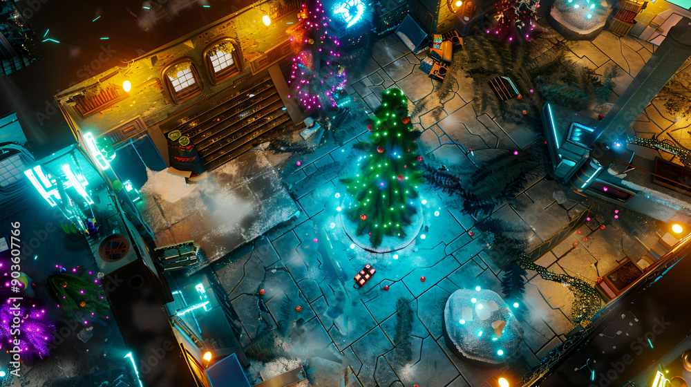 Winter Adventure Battle Map - Christmas RPG Map for Dungeons and Dragons Winter Adventure Battle Map - Christmas RPG Map for Dungeons and Dragons