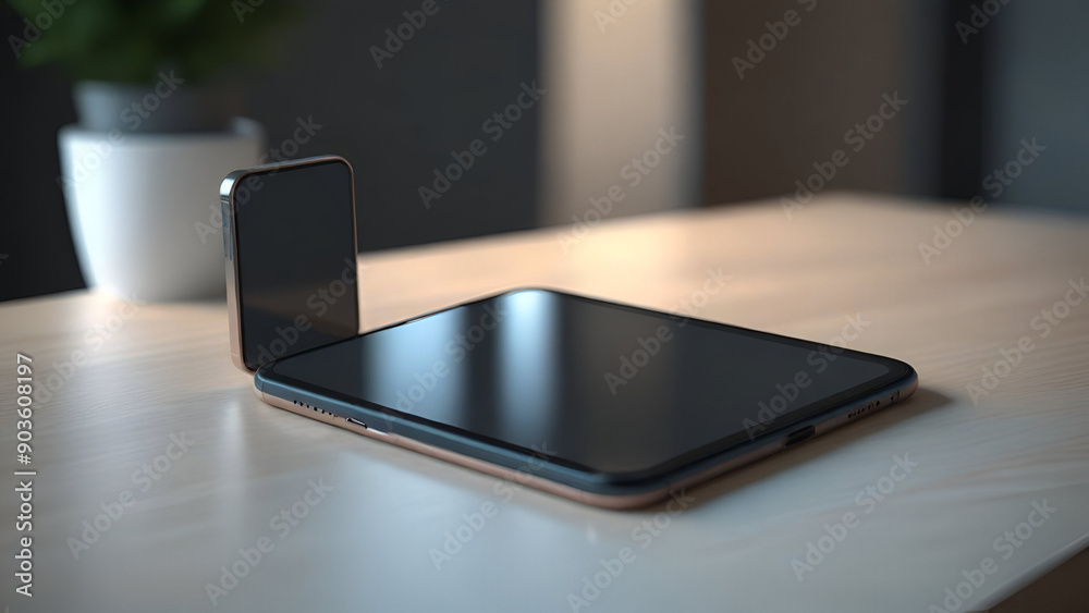 phone or smartphone mockup on the table 2. phone or smartphone mockup on the table 2.