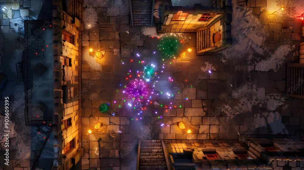 Winter Adventure Battle Map - Christmas RPG Map for Dungeons and Dragons Winter Adventure Battle Map - Christmas RPG Map for Dungeons and Dragons