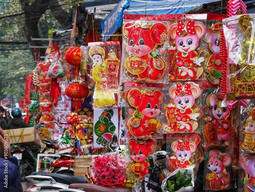 Ha Noi at Old Quarter Viet Nam in 2019. photo