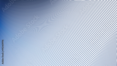 Blue stripes line wave abstract background for backdrop or presentation