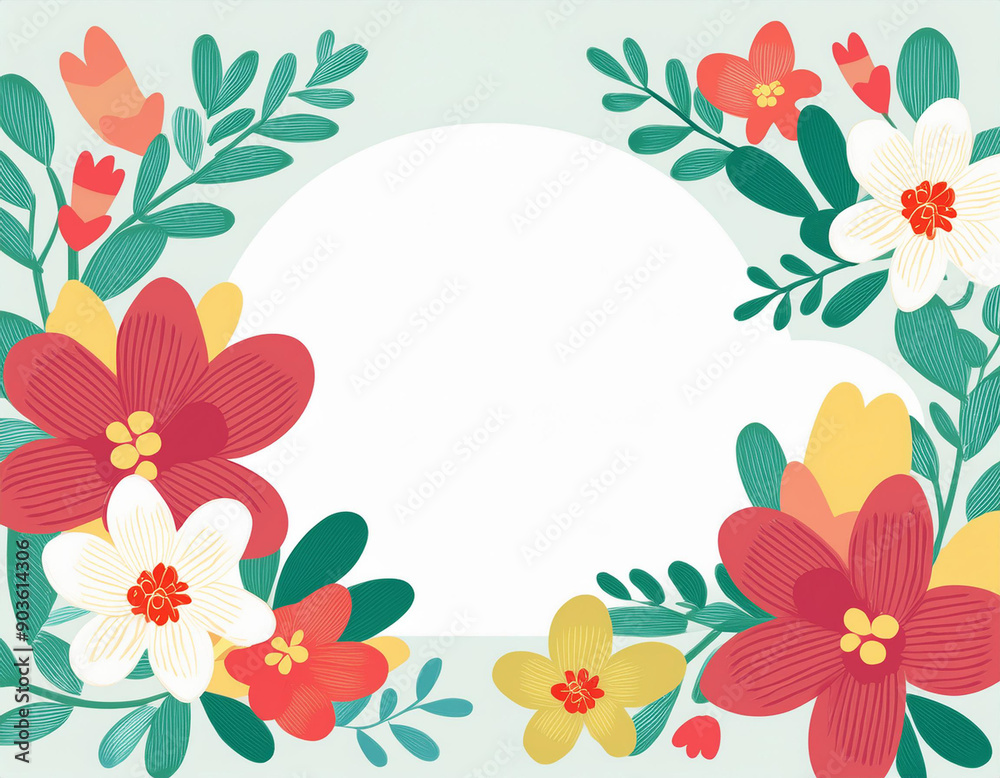 Blooming Spring Flowers with White Copyspace Perfect Background for Inspirational Quotes and Messages Blooming Spring Flowers with White Copyspace Perfect Background for Inspirational Quotes and Messages