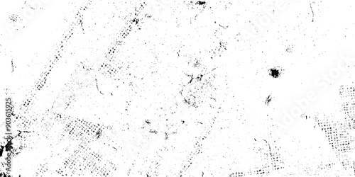 Abstract vector noise. Small particles of debris and dust. Black grunge texture. Grain noise particles. Rusted white effect. Design elements. Vector illustration
