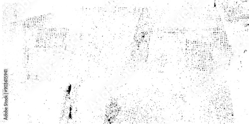 Black grunge texture. Grain noise particles. Rusted white effect. Design elements. Abstract vector noise. Small particles of debris and dust. Vector illustration