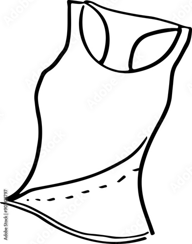 Sportswear sketch