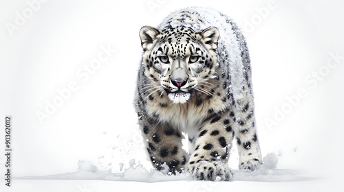 snow leopard cub