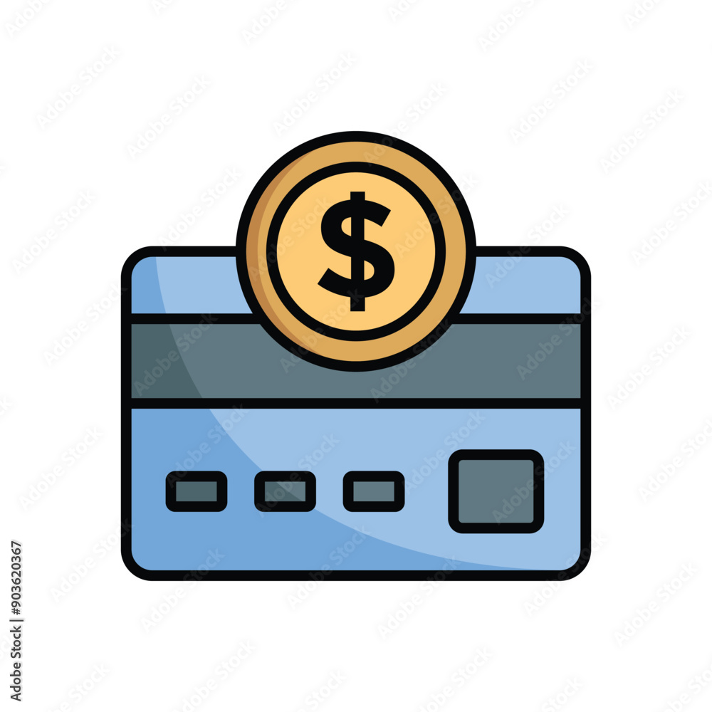 credit card icon vector design template simple and clean credit card icon vector design template simple and clean