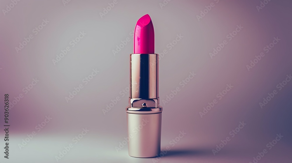 Pink Lipstick on a Gradient Background Pink Lipstick on a Gradient Background