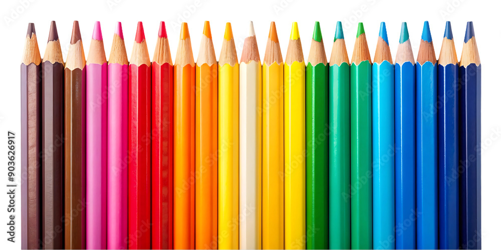 Color pencils on transparent background Color pencils on transparent background
