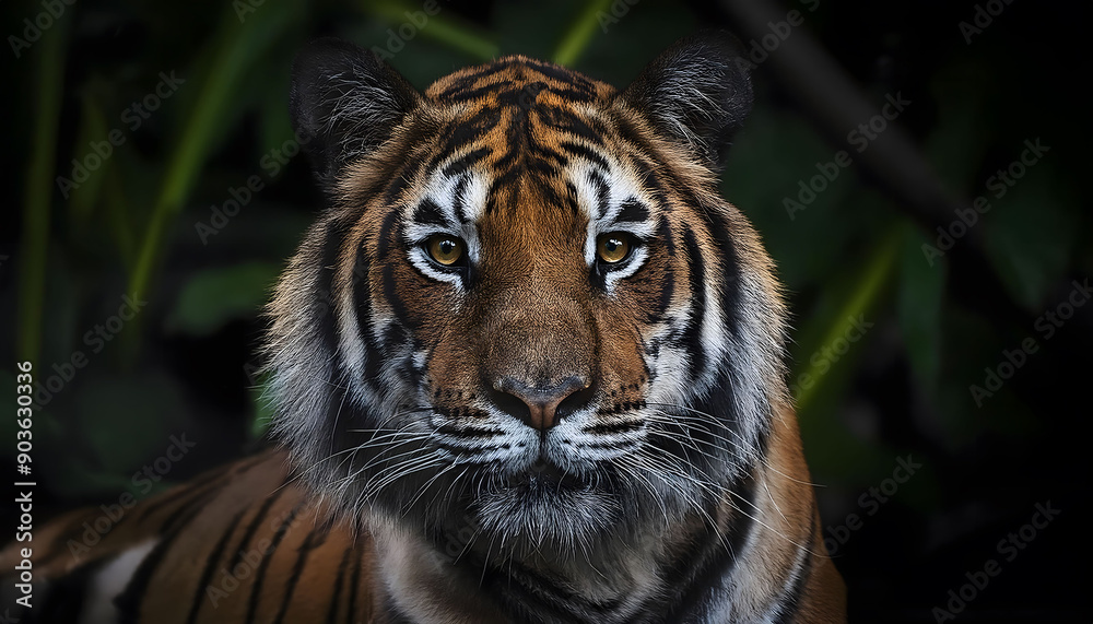 Fototapeta premium Tiger in The Jungle Laying Down