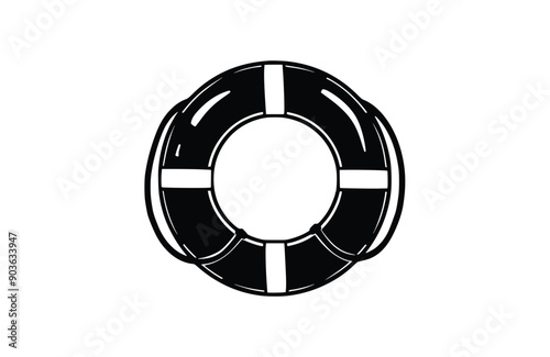 Life bouy icon isolated on white background. Beautiful Life bouy icon.