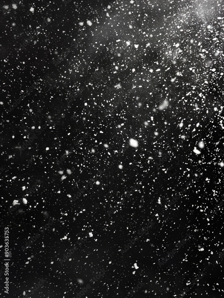 Snowfall Black and White Snowfall Black and White