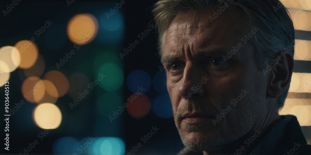 Delve into the complex emotions captured in the faces of a twofaced man. Delve into the complex emotions captured in the faces of a twofaced man.