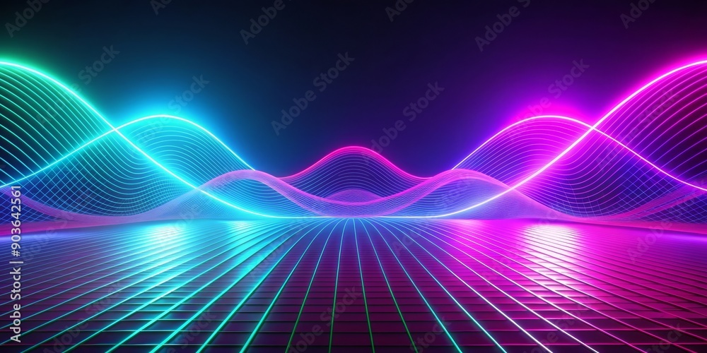 Futuristic background with neon wavy shapes , neon, futuristic, abstract, digital, design, technology, vibrant, colorful, modern Futuristic background with neon wavy shapes , neon, futuristic, abstract, digital, design, technology, vibrant, colorful, modern