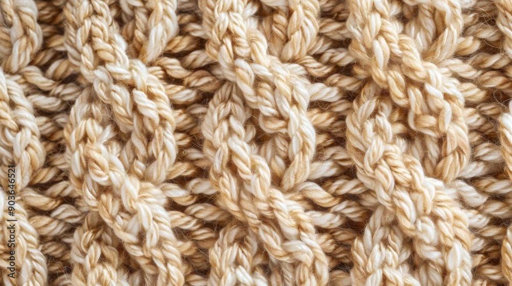 Beige woolen knitting fabric texture background. Knit backdrop. Warm winter sweater or scarf, knitwear Beige woolen knitting fabric texture background. Knit backdrop. Warm winter sweater or scarf, knitwear