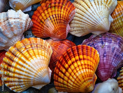 seashells on the beach