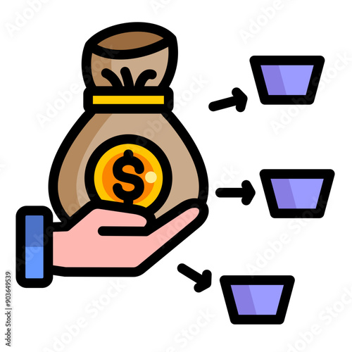 Income Diversification Icon