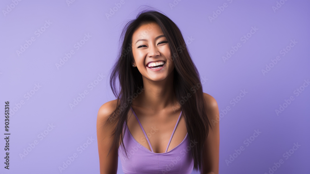 Joyful Asian Girl - Smiling and Laughing Joyful Asian Girl - Smiling and Laughing