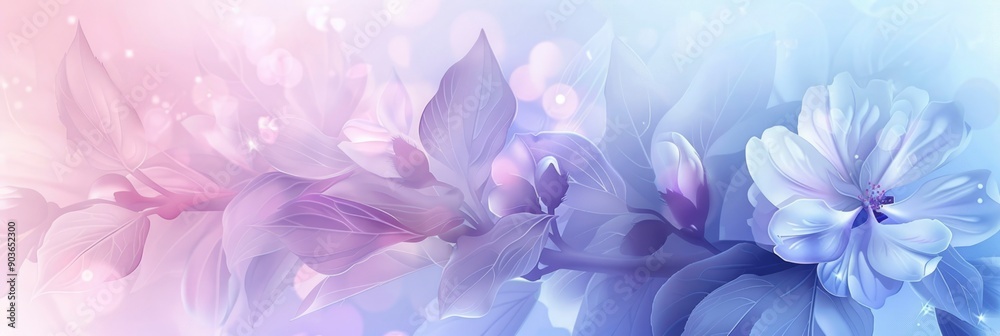 A Soft, Pastel-Colored Flower Bloom With Blurry Background A Soft, Pastel-Colored Flower Bloom With Blurry Background