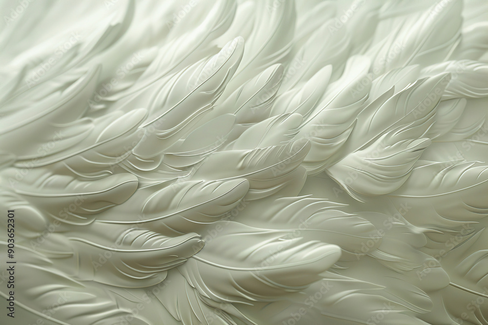 Generative ai on theme of beautiful texture bird feather for design natural abstract background Generative ai on theme of beautiful texture bird feather for design natural abstract background
