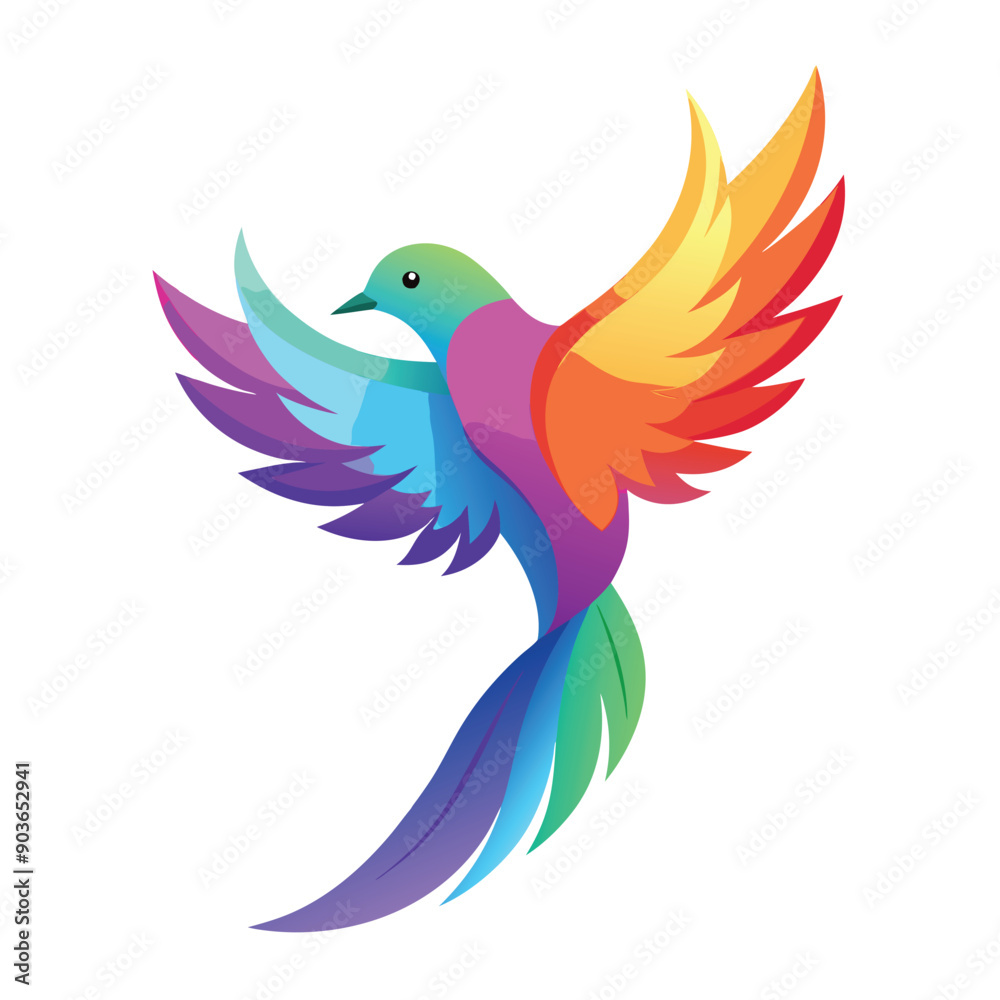 Fototapeta premium illustration of a bird