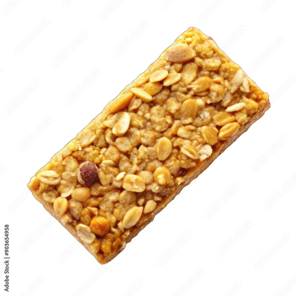 Oat bar top view isolated on transparent background Oat bar top view isolated on transparent background