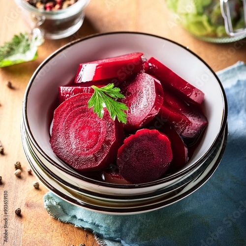 Pickled red beet  photo