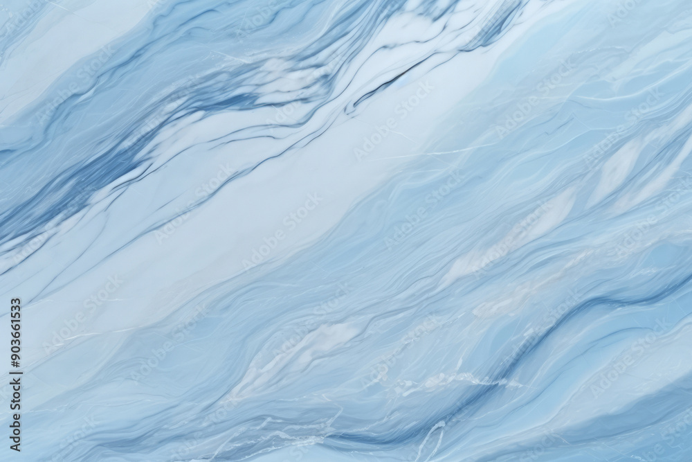 Obraz premium Processed collage of luxury light sky blue marble texture. Background for banner, backdrop