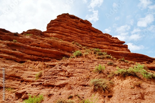 Photo of Danxia Landform in Gansu Province, China photo