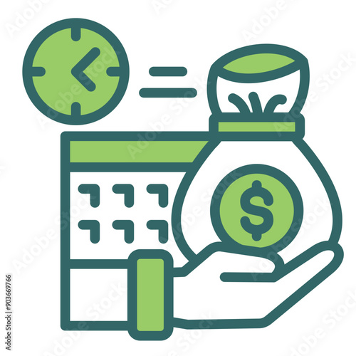 Financial Discipline Icon