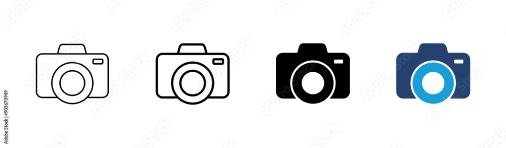 Camera icon set. photo camera icon. camera photography icon. Camera icon set. photo camera icon. camera photography icon.