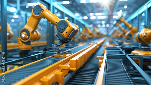 Automated production line with cutting-edge technology