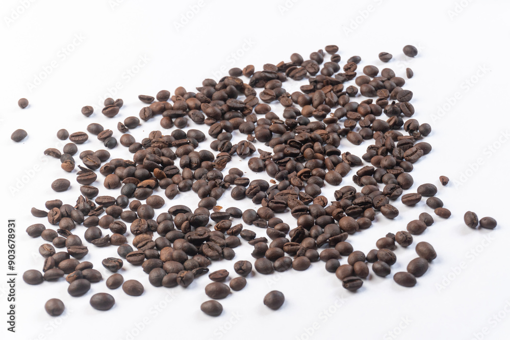 Coffee beans. Isolated on a white background Coffee beans. Isolated on a white background