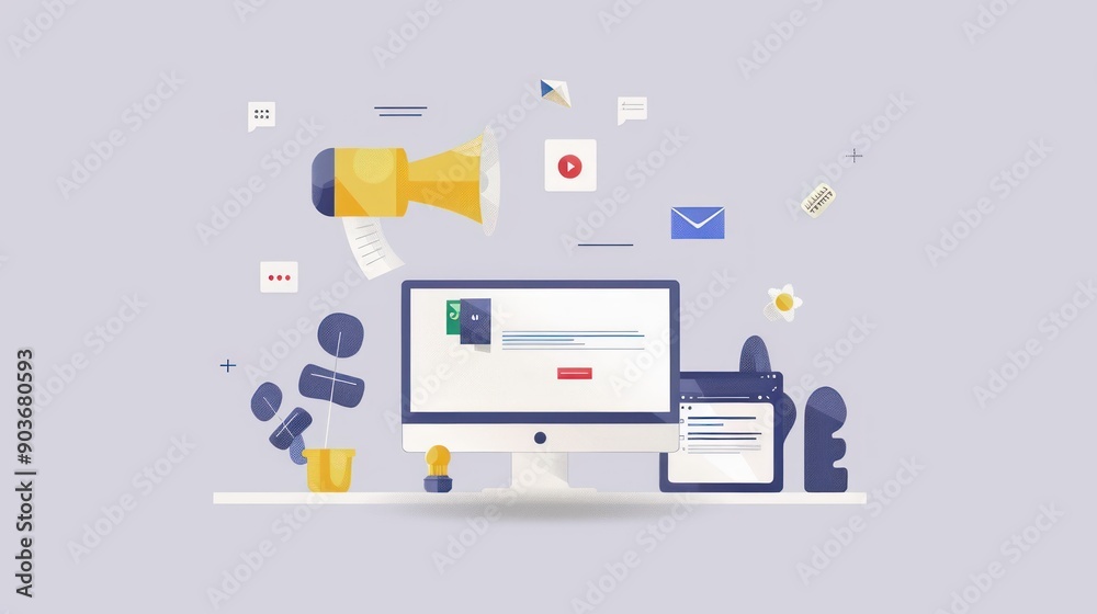 Graphic elements highlighting webinar features Graphic elements highlighting webinar features