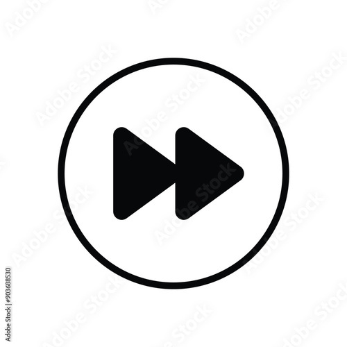 Skip Forward vector icon
