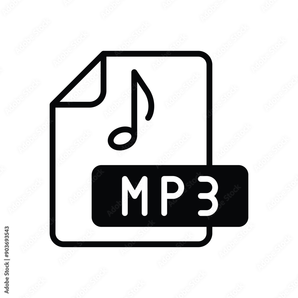 Mp3 vector icon Mp3 vector icon