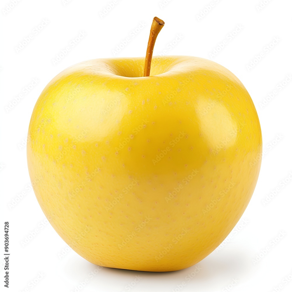 Yellow apple isolate on white Yellow apple isolate on white