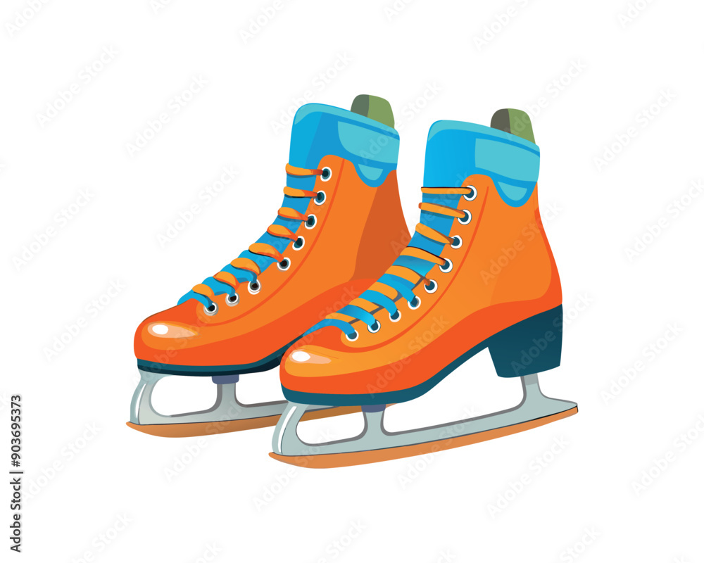 Vector white figure skating shoes illustration vector
Vector white figure skating shoes illustration vector