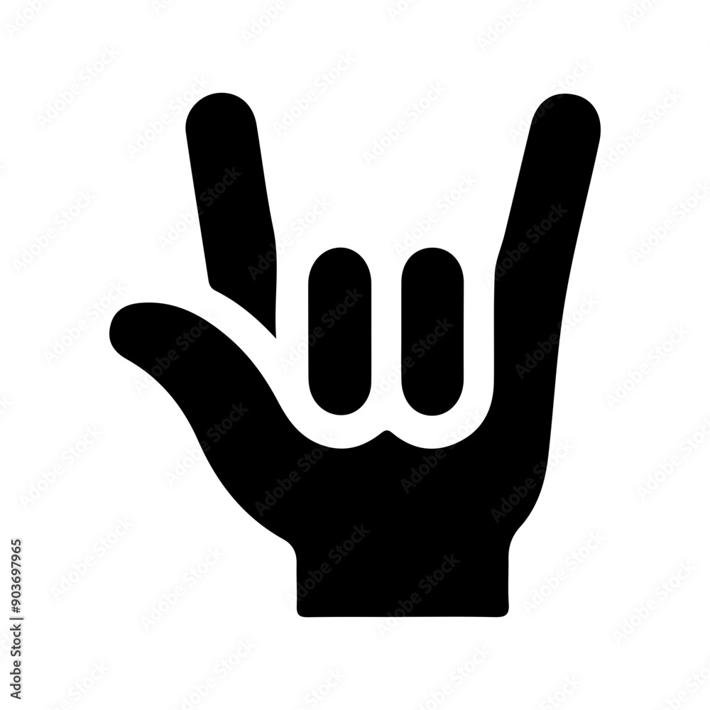 Rock and Roll Hand Sign Rock and Roll Hand Sign